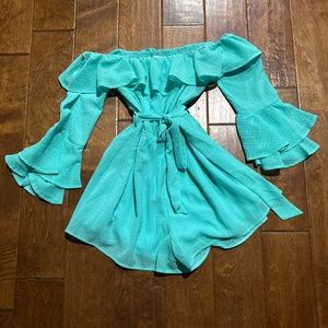Pink Lily Romper